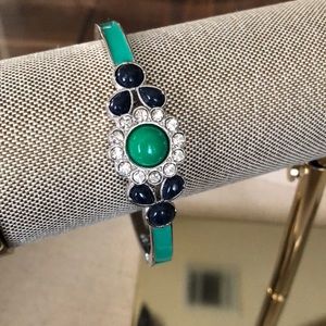 Lia Sophia Green Flower Bracelet